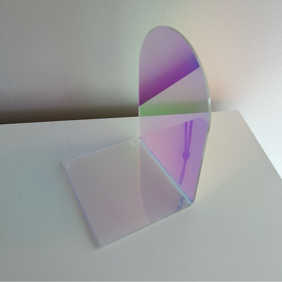 Rainbow Iridescent Acrylic Bookend - Picture 3 of 7
